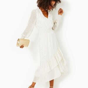 {Lilly Pulitzer} Brand New Cristiana Midi Dress